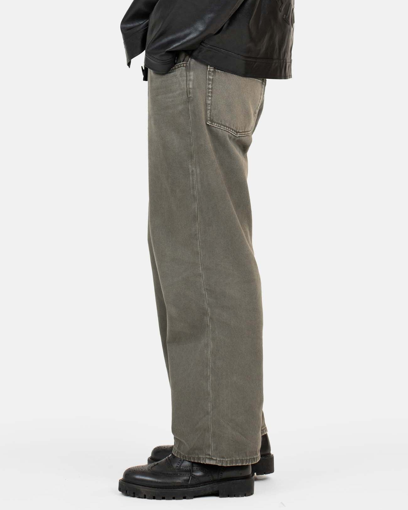 Baggy Denim Jeans Khaki Green | Skagen - clothing.dk